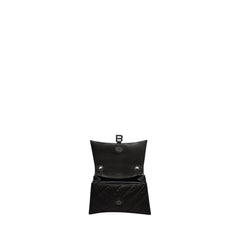 Crush Medium Chain Bag Quilted In Black