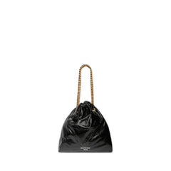 Crush Medium Tote Bag In Black