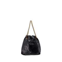 Crush Medium Tote Bag In Black