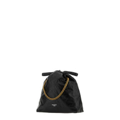 Crush Medium Tote Bag in Black