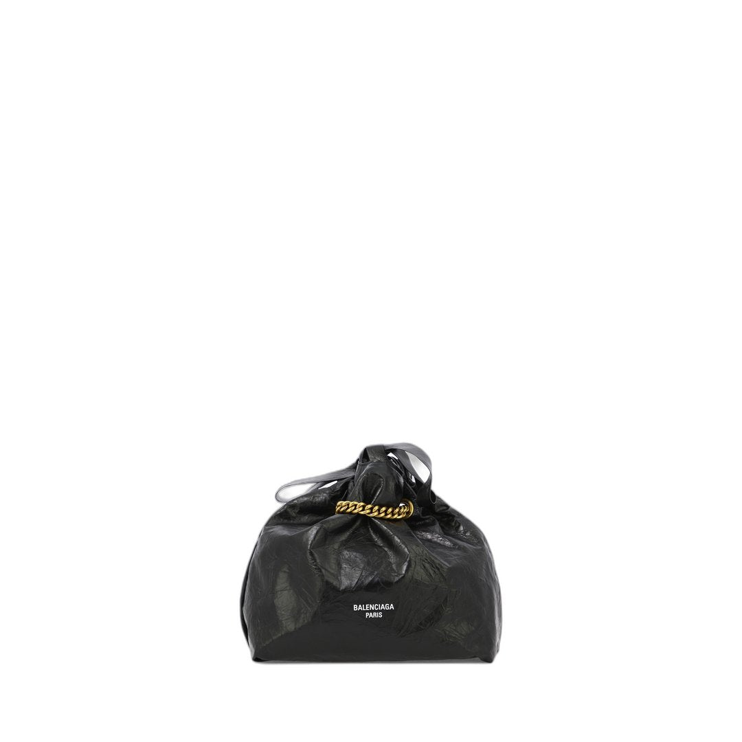 Crush Small Tote Bag In Black