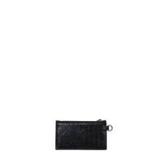 Men'S Le Cagole Card Case On Keychain In Black