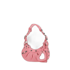 Le Cagole Xs Shoulder Bag In Pink