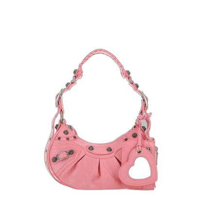 Le Cagole Zipped Xs Shoulder Bag in Pink