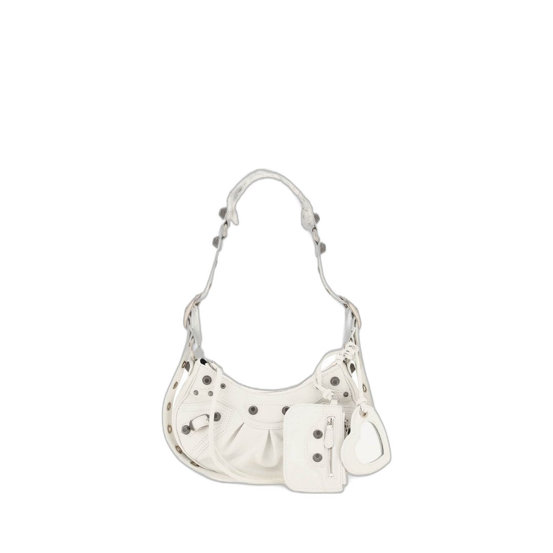 Le Cagole Xs Shoulder Bag In White