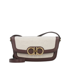 Cloth Crossbody Bag In Beige