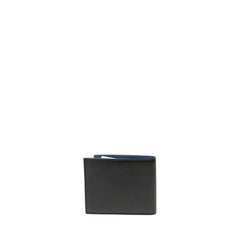 Brand Men'S Interlocking Black Leather Bifold