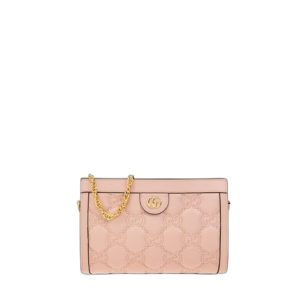 Leather Handbag In Pink