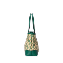 Ophidia Shopping Leather Tote In Green