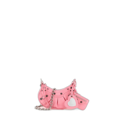 Le Cagole XS Arena Lambskin Shoulder Bag - Sweet Pink / Bubblegum Pink