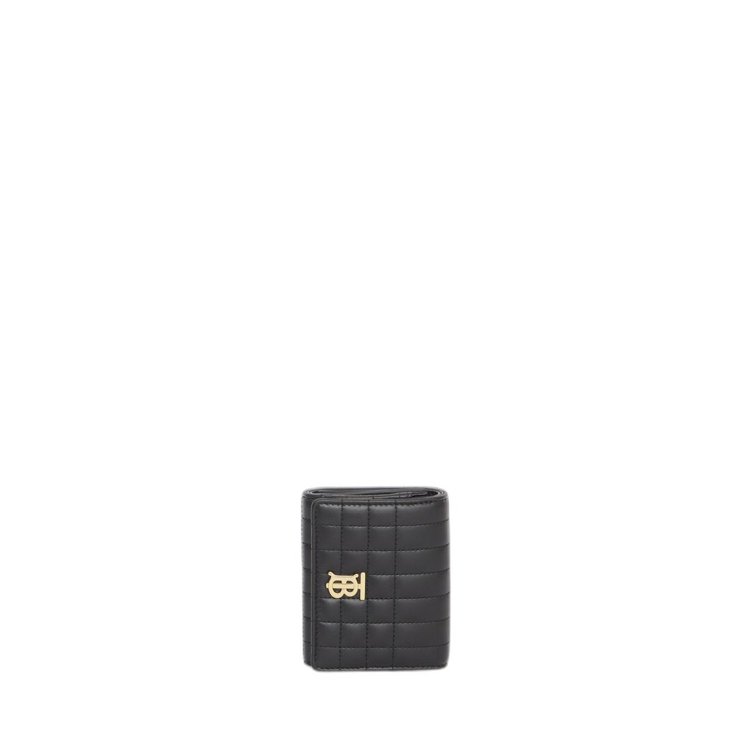 Burberry Tb Plaque Padded Snap Button Wallet
