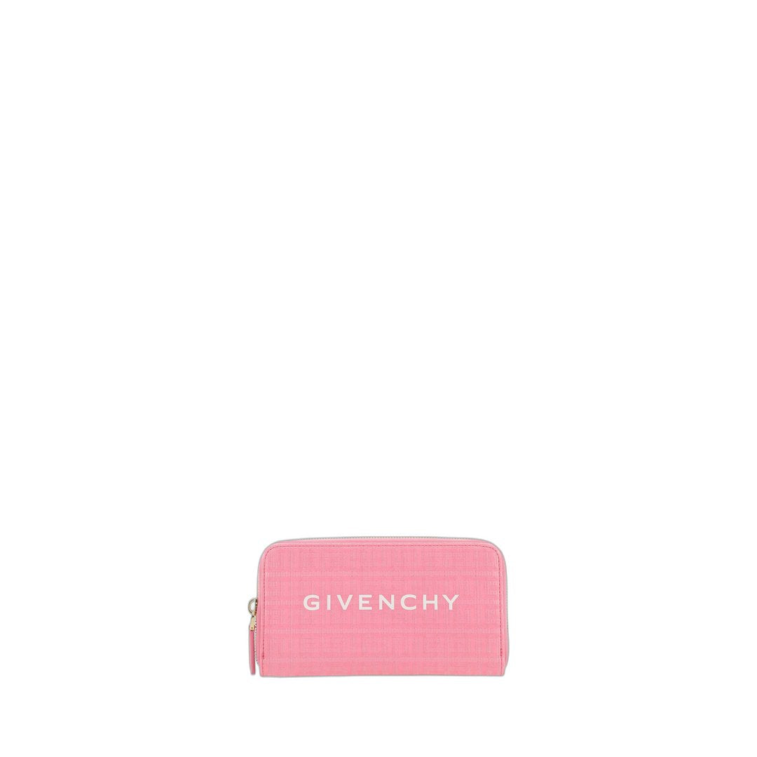 All Over Logo Wallet in Pink