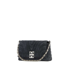 Black Denim Medium 4G Soft Handbag