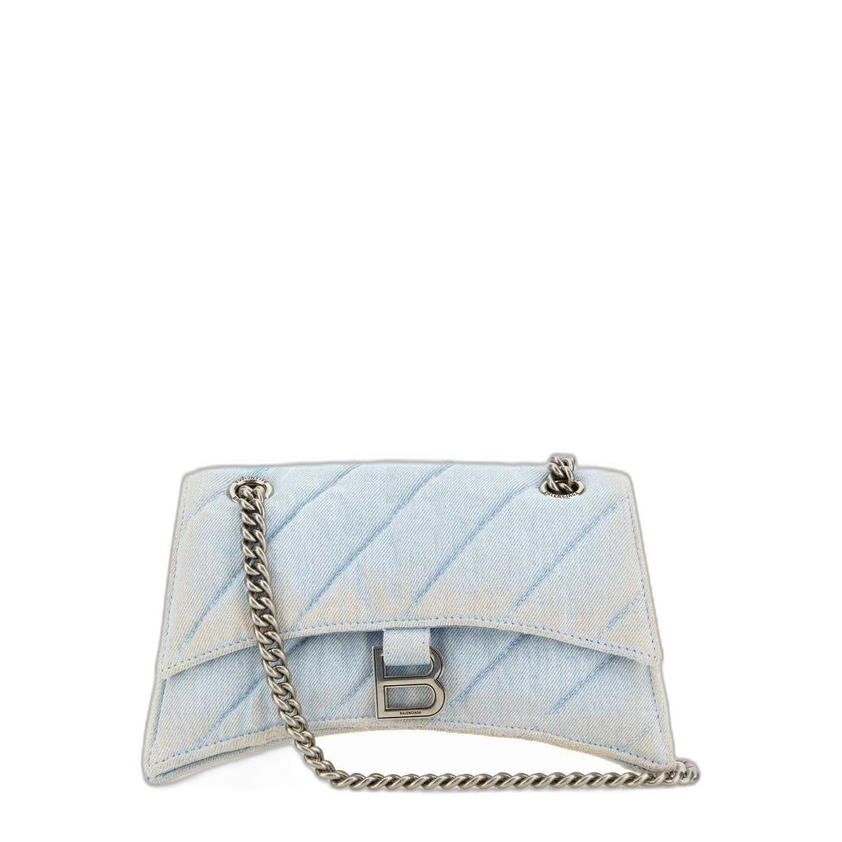 Balenciaga Denim Crush S Shoulder Bag