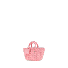 Pink Terry Fabric Bistro Xs Handbag