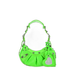 Le Cagole Xs Shoulder Bag In Acid Green