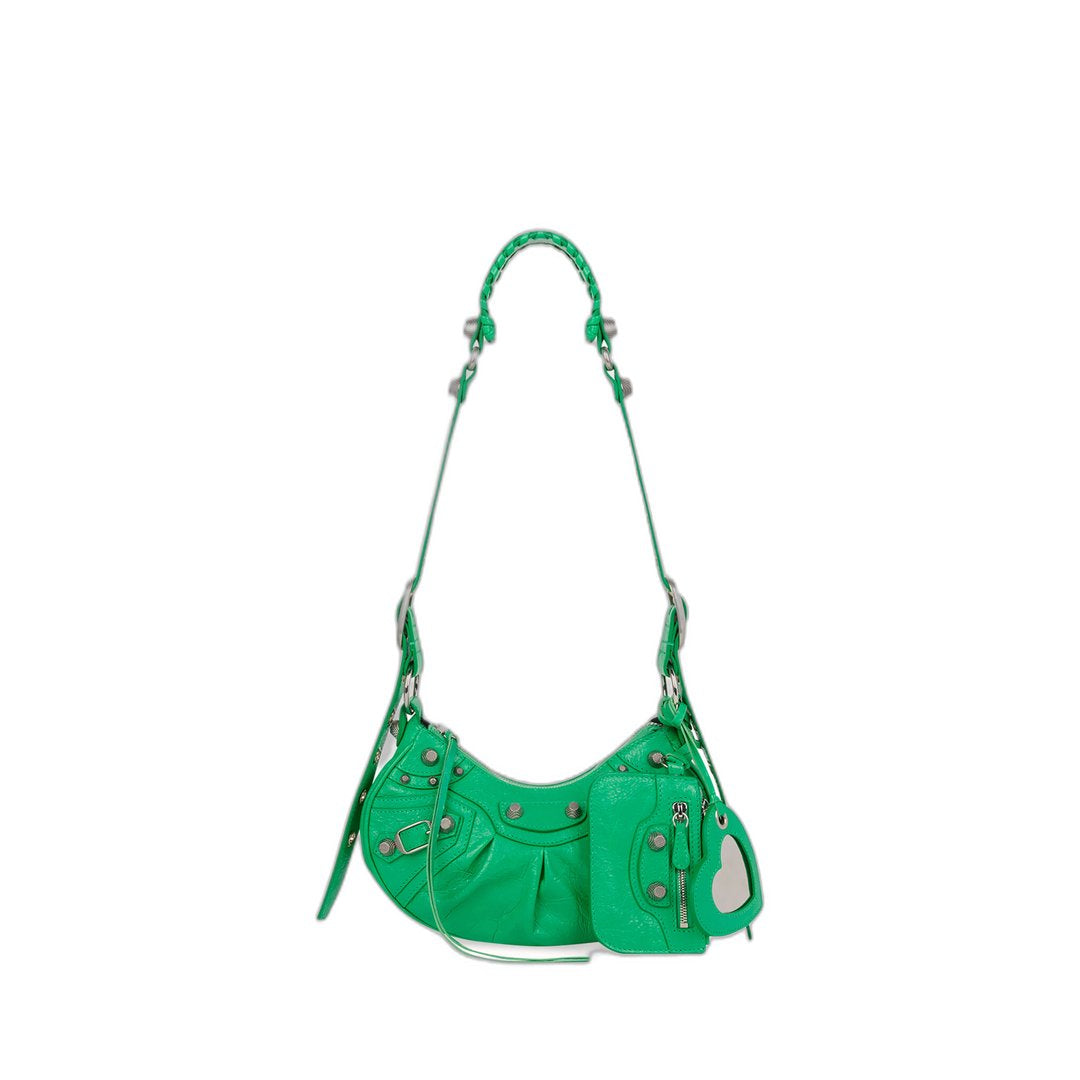 Le Cagole Xs Shoulder Bag In Green