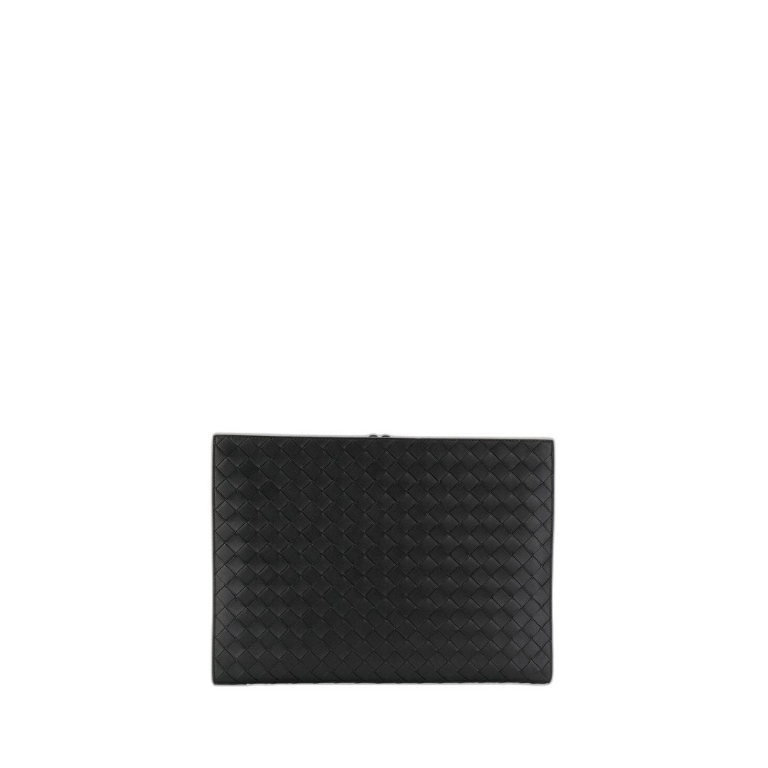 Black Intrecciato Document Case