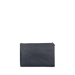 Men's Navy Intrecciato Document Case