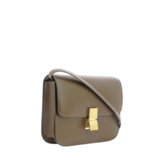 Medium Classic Bag In Box Calfskin-Camel