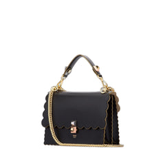 Black/Gold Ladies Kan I Shoulder Bag -A18Q-