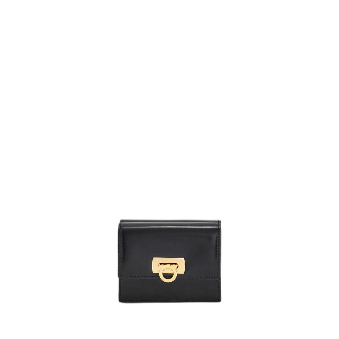 Gancini Clasp Wanda 法式折叠钱包