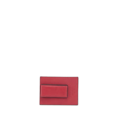 MenS Revival Gancini Clip Card Case In Black/Red