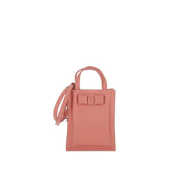 Mini Viva Top Handle Bag In Coral