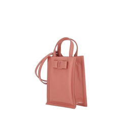 Mini Viva Top Handle Bag In Coral