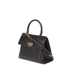 Trifolio Top Handle Bag In Black