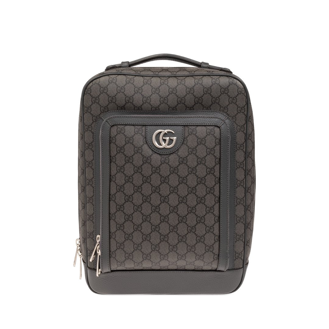 Ophidia GG Supreme Medium Backpack Grey Black