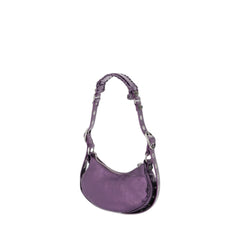 Le Cagole Xs Shoulder Bag Metallized Purple