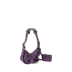 Le Cagole Xs Shoulder Bag Metallized Purple