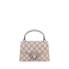 Dionysus Mini Top Handle Bag Beige Ebony