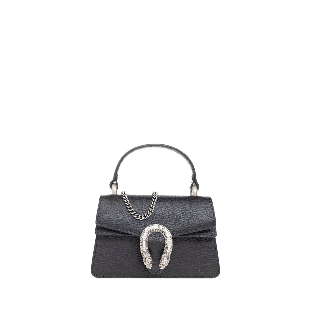 Dionysus Mini Top Handle Bag Black