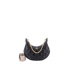 Gg Matelasse Small Shoulder Bag Black