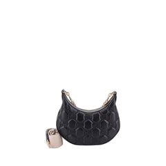 Gg Matelasse Small Shoulder Bag Black