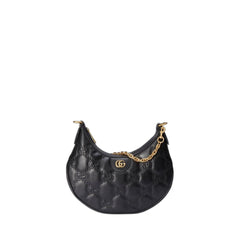 Gg Matelasse Small Shoulder Bag Black