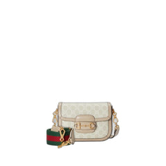 Horsebit 1955 Gg Mini Bag Beige White