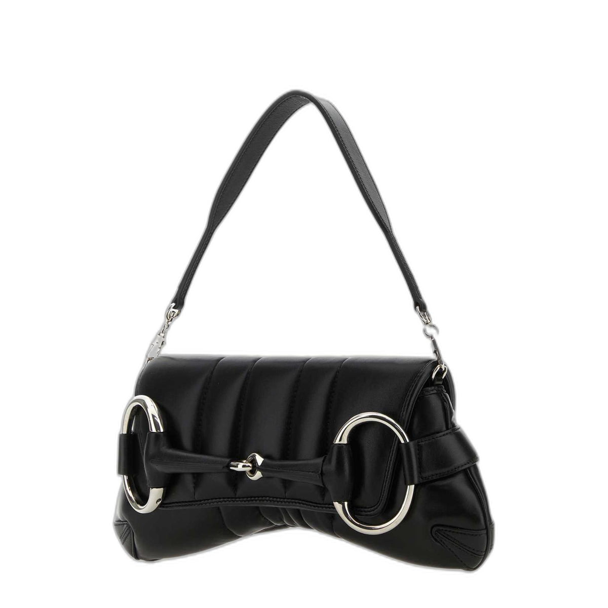 Horsebit Chained Medium Shoulder Bag