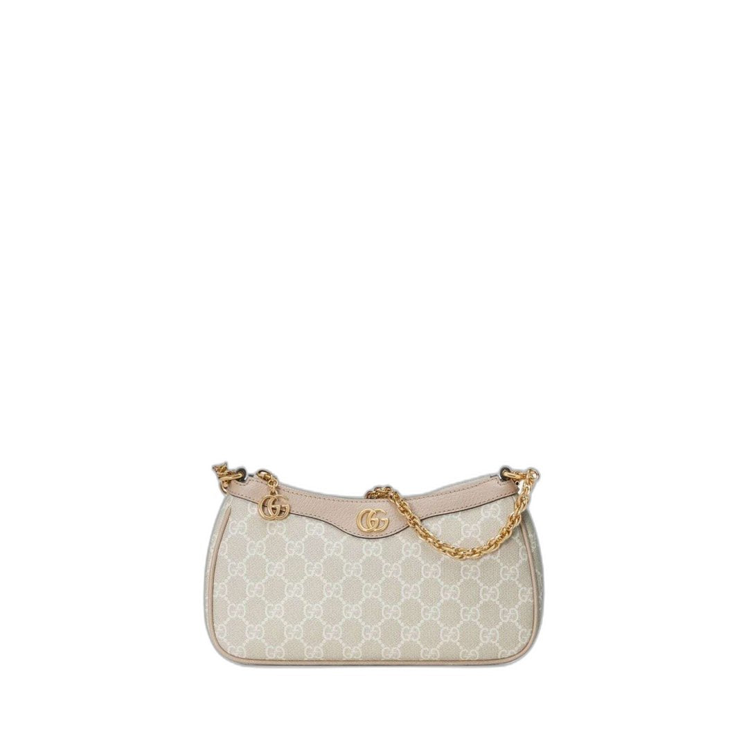 Ophidia Gg Small Handbag Beige White