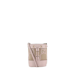 Ophidia Jumbo Gg Mini Bucket Bag Camel Light