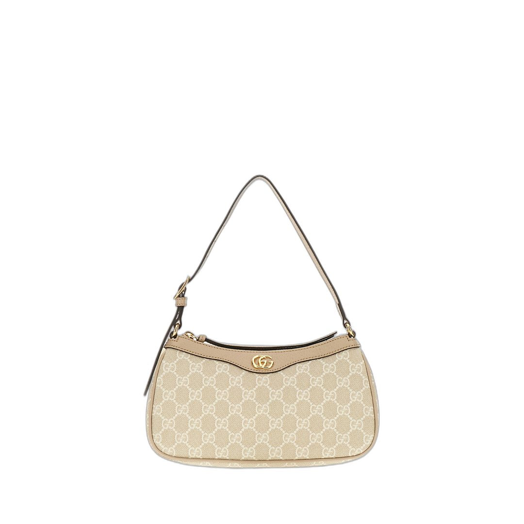 Ophidia Small Handbag Beige White