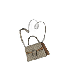 Small Dionysus Top Handle Bag Beige Ebony