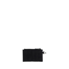 Intrecciato Leather Wallet In Black