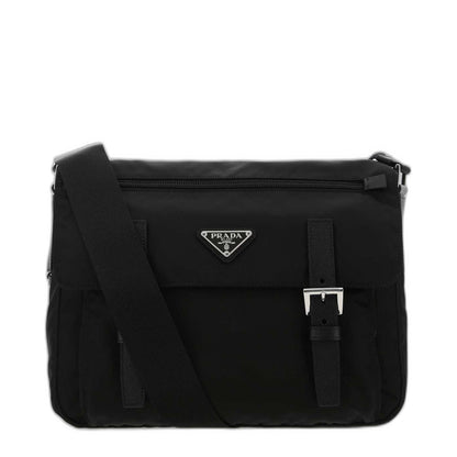 Re-Nylon Shoulder Bag - Nero