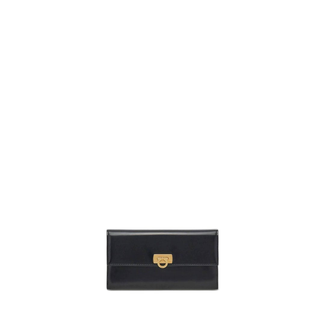 Continental Wallet Gancini Clasp