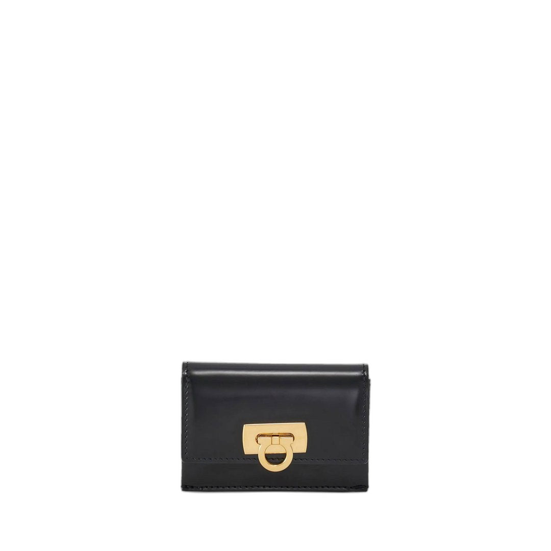 Credit Card Holder Gancini Clasp