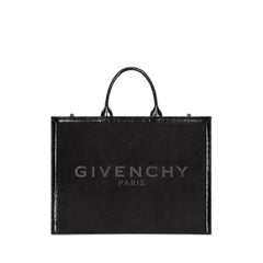 Medium G-Tote Shopping Bag In Suede