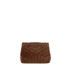 Loulou Small In Quilted Suede